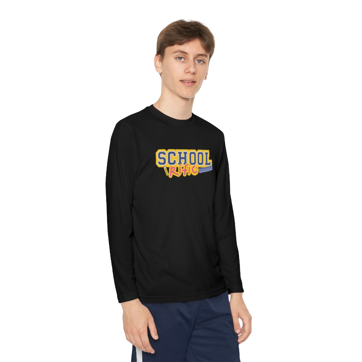Youth Long Sleeve Competitor Tee - Image 15