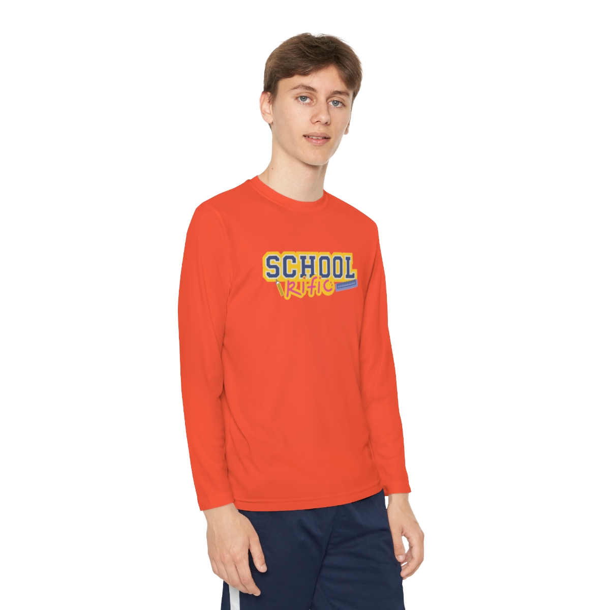 Youth Long Sleeve Competitor Tee - Image 4
