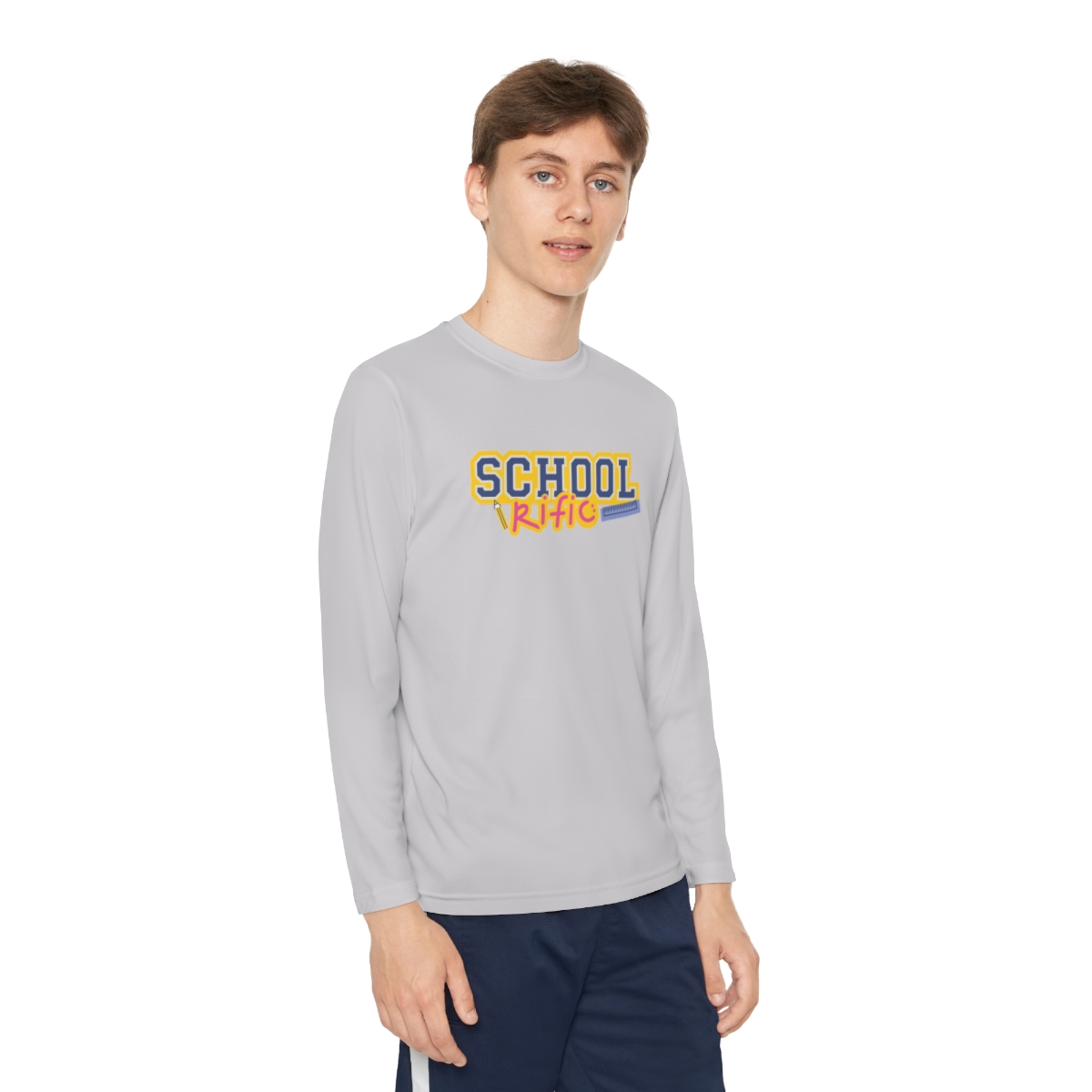 Youth Long Sleeve Competitor Tee - Image 11